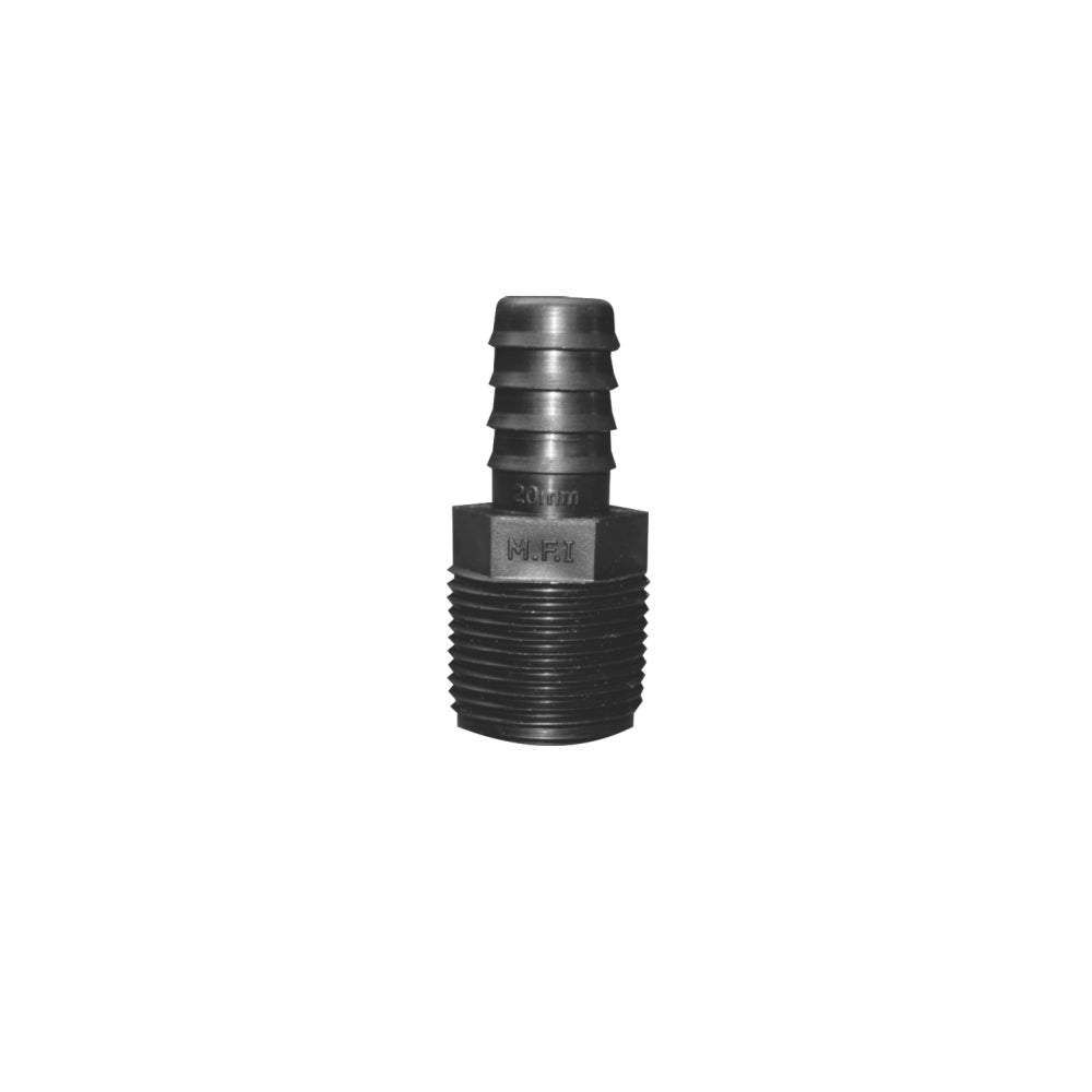 NYLON REDUCING MALE ADAPTOR 20X12