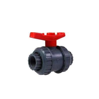 PVC DOUBLE UNION BALL VALVE THREADED 2 1/2"