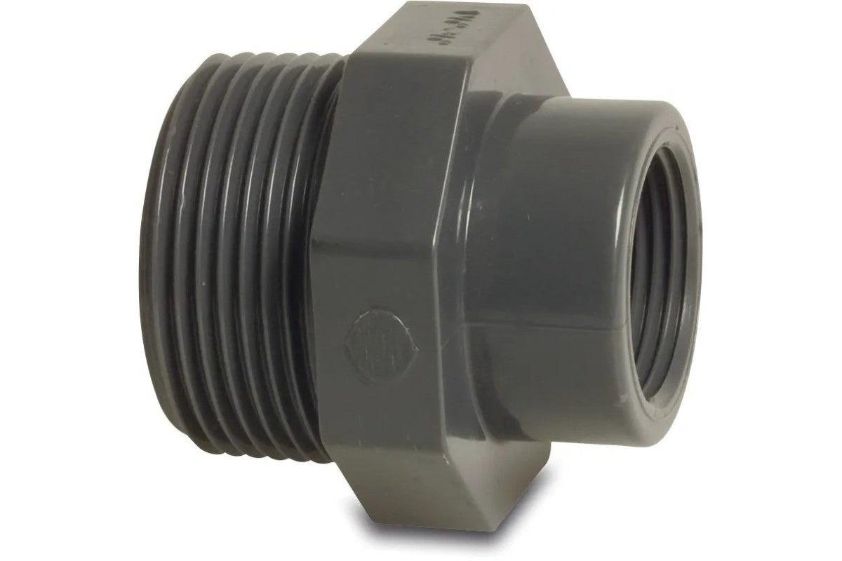 PVC REDUCER MALE-FEMALE THREADED 2 1/2"X1 1/2"