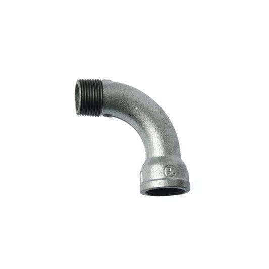 GALVANISED MALE/FEM BEND 90DEG 40MM