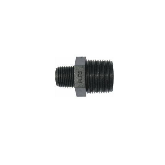 NYLON REDUCING BARREL NIPPLE 50MMx40MM