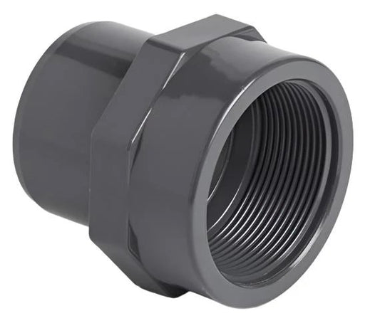 PVC PLAIN-FEMALE ADAPTOR 63MMx1 1/2"