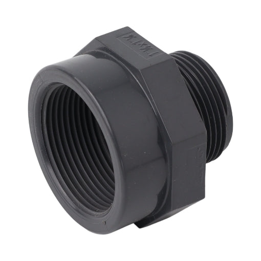 PVC REDUCER FEMALE-MALE THREADED 3/4"X1"