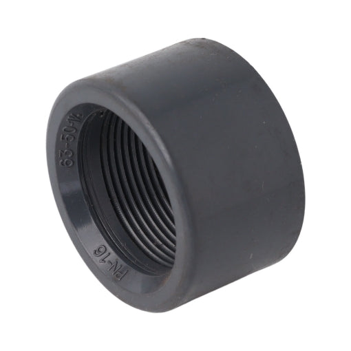 PVC REDUCING BUSH PLAIN-THREADED 50MMX1 1/2"