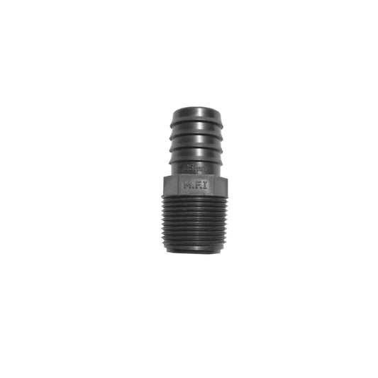 NYLON MALE ADAPTOR 12MM