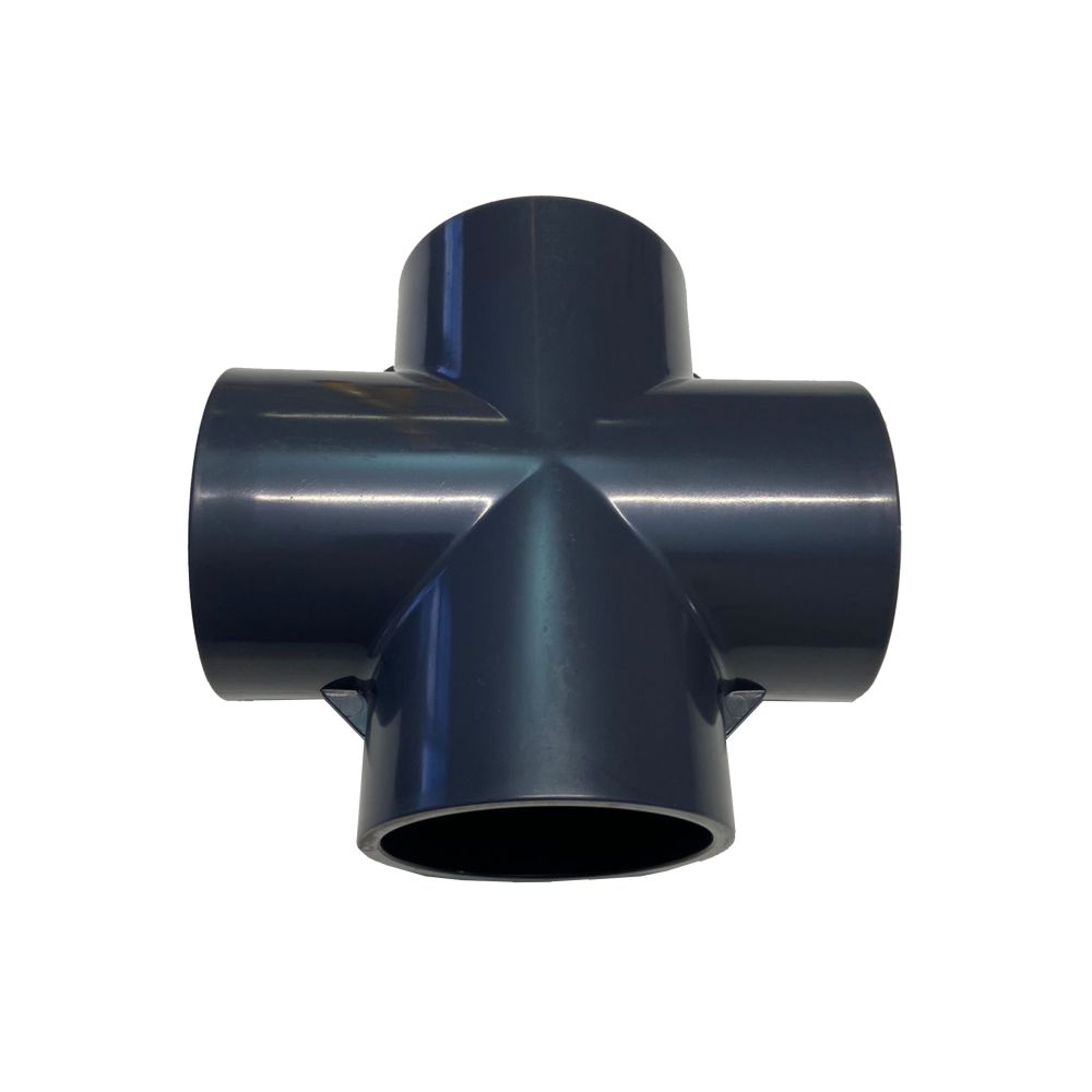 PVC CROSS PLAIN 50MM