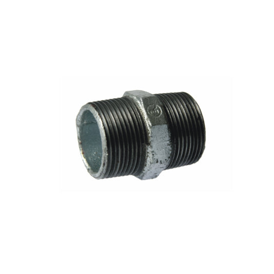 GALVANISED HEX NIPPLE 50MM