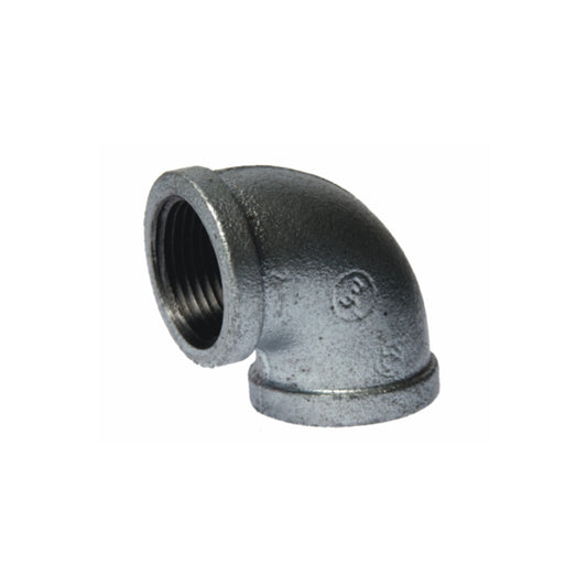 GALVANISED FEMALE ELBOW 90DEG 80MM