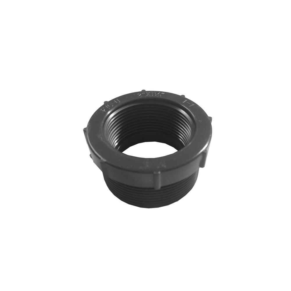 PVC REDUCING BUSH MALE-FEMALE THREADED 1 1/4 X 3/4